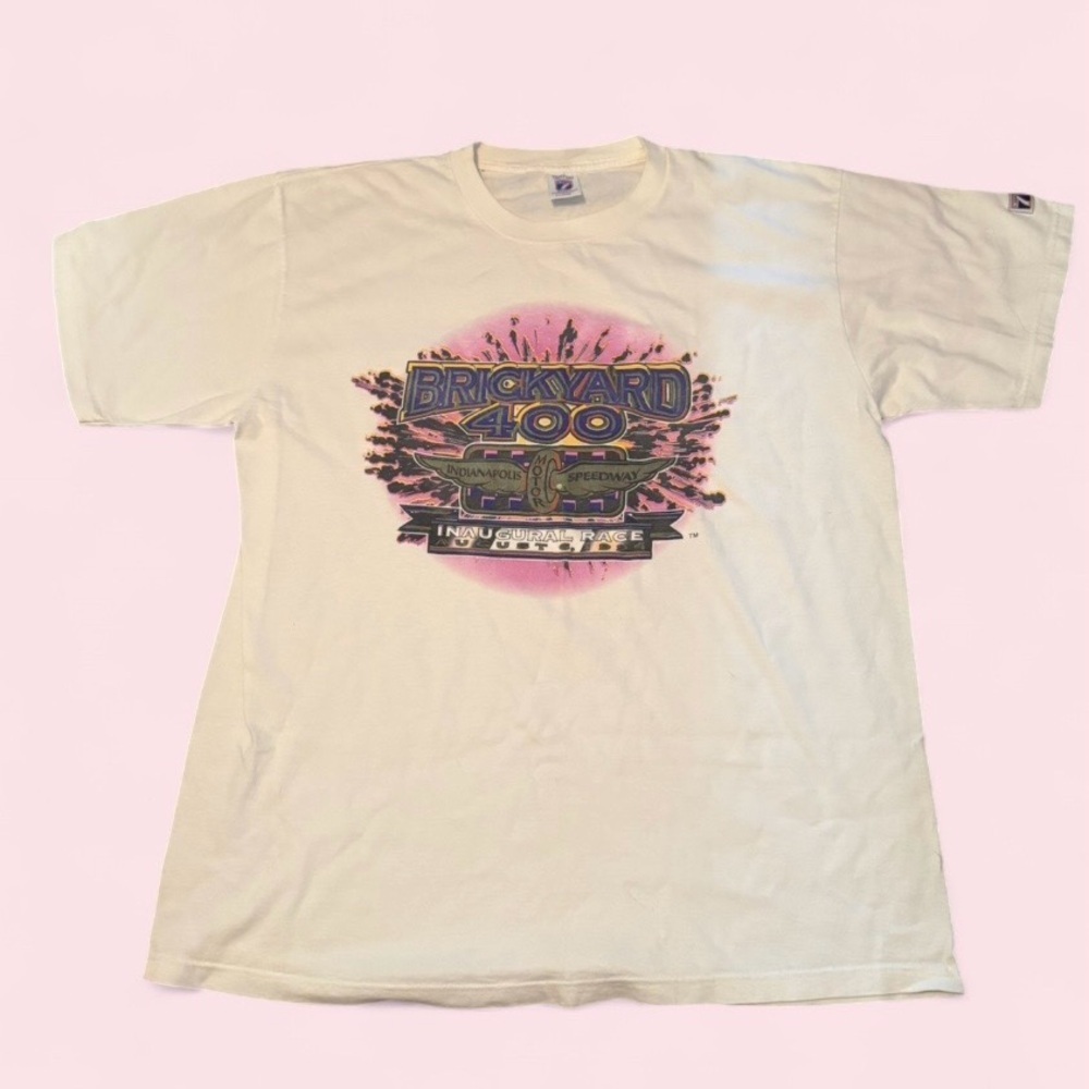 Vintage Brickyard 400 Inaugural Race Graphic Tee – XL - Picture 2 of 8
